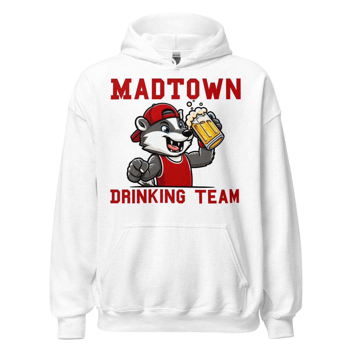 Madtown Drinking Team White or Black Hoodie