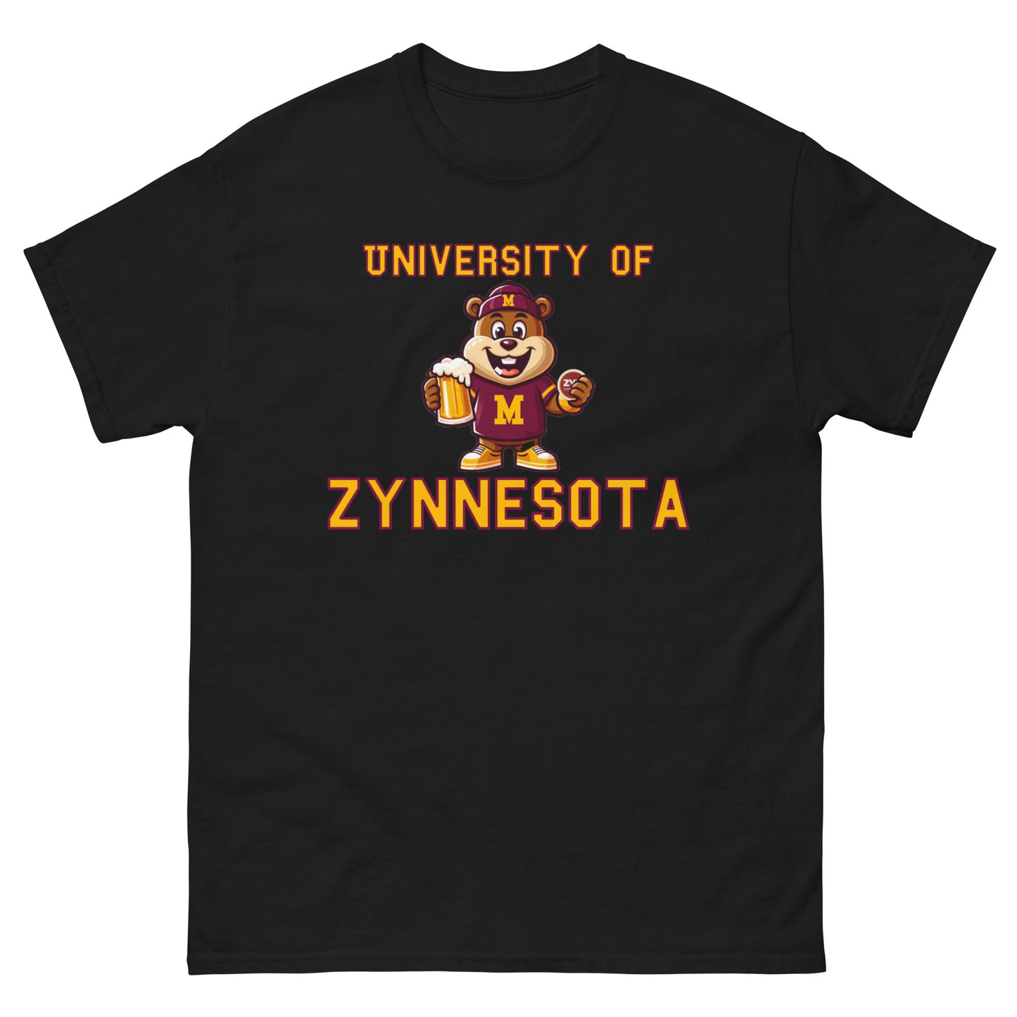 University of Zynnesota Black T-Shirt