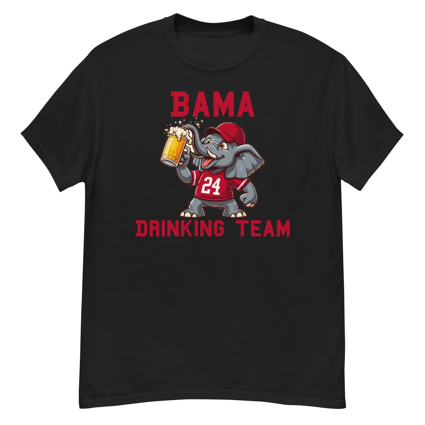 Bama Drinking Team Black or White T-Shirt