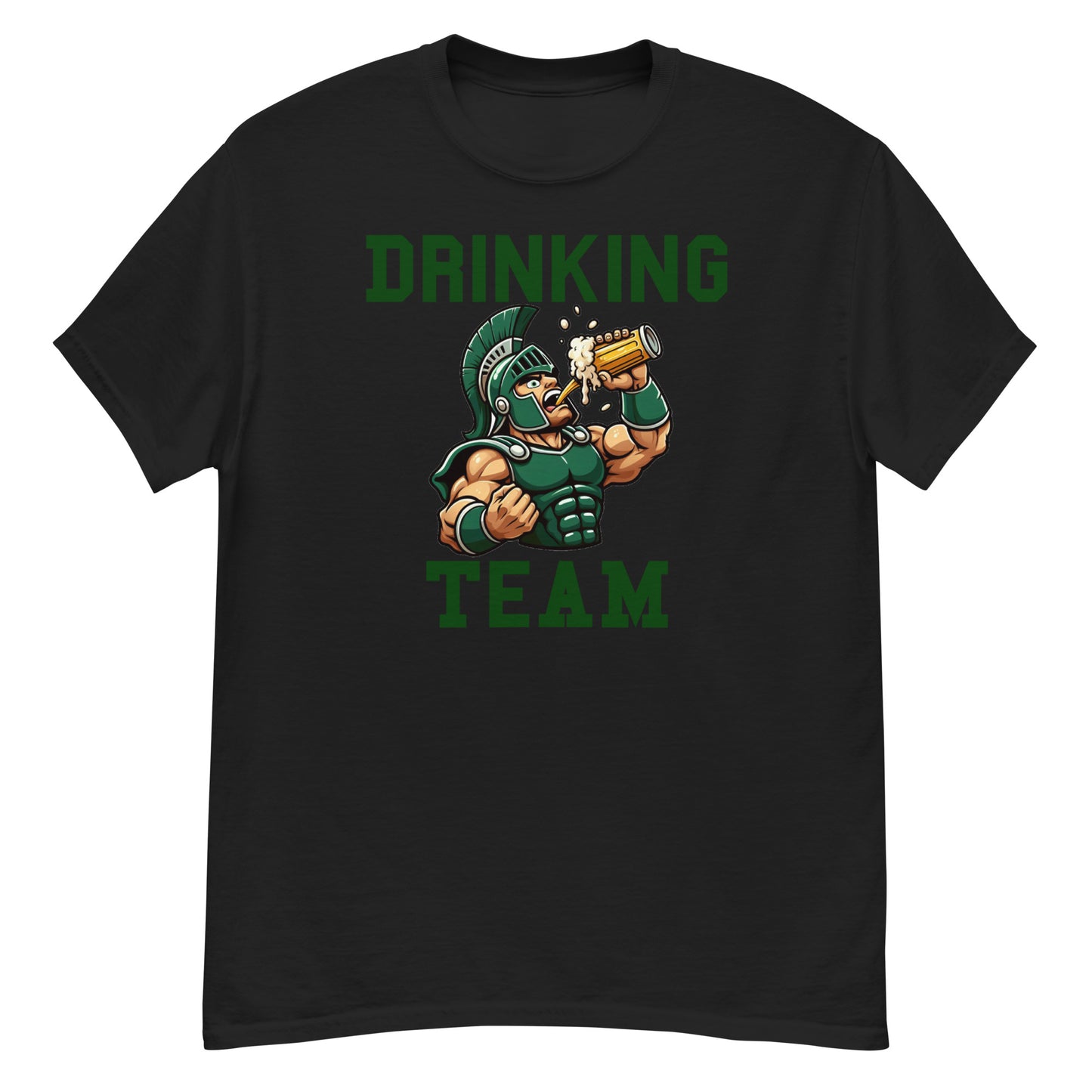 Greek Soldier Drinking Team White or Black T-Shirt