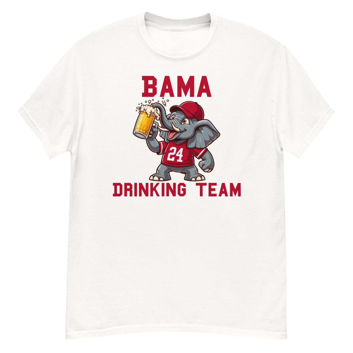 Bama Drinking Team Black or White T-Shirt