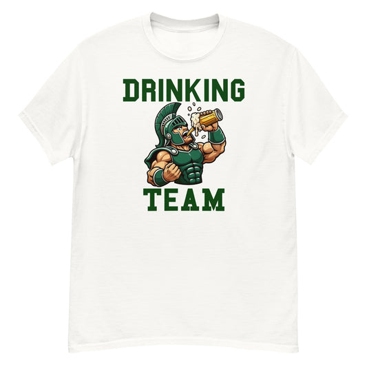 Greek Soldier Drinking Team White or Black T-Shirt