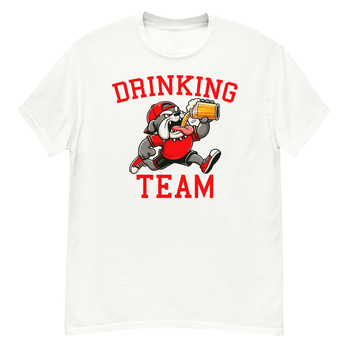 Bulldog Drinking Team Black T-Shirt