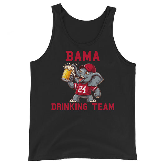 Bama Drinking Team Black or White Tank Top