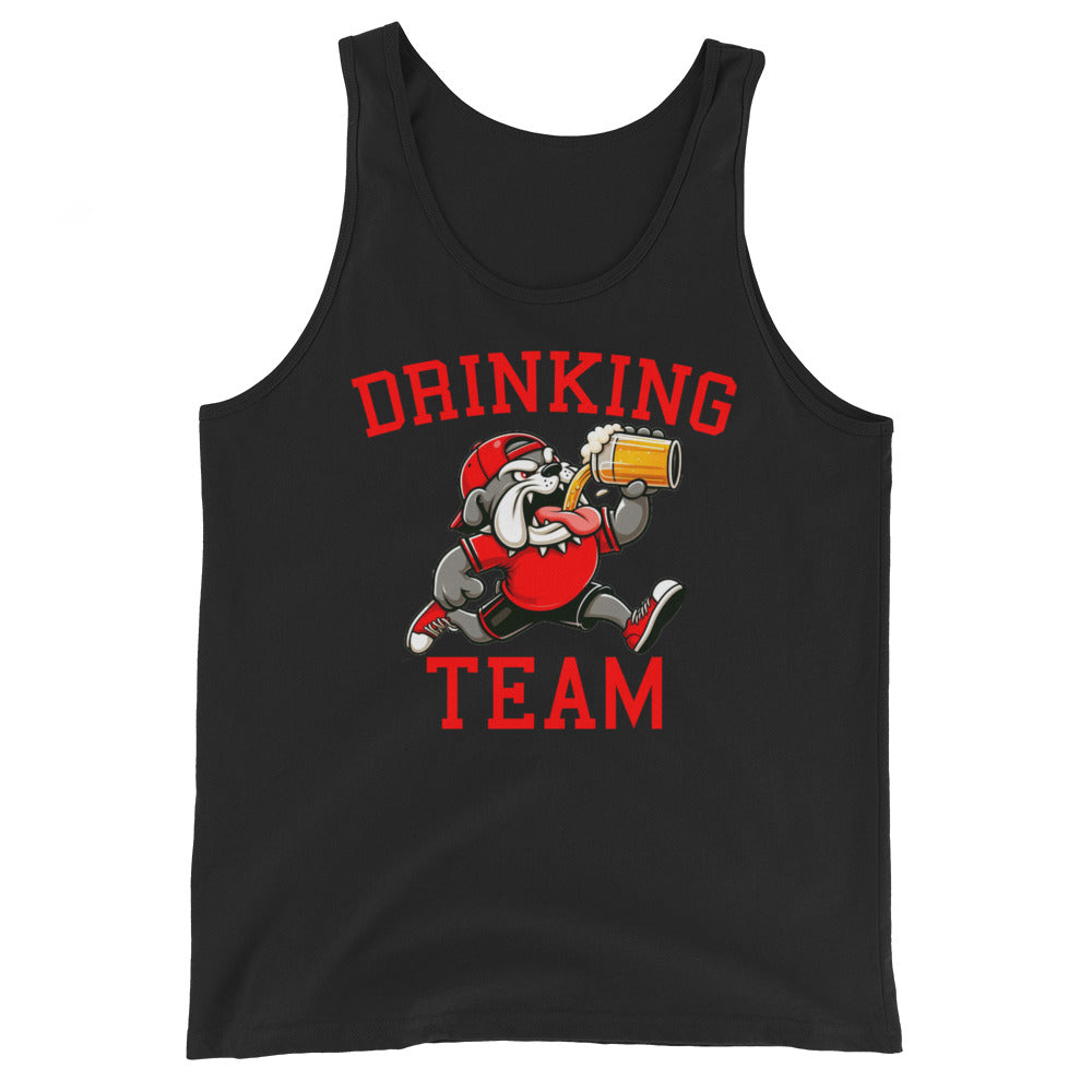 Bulldogs Drinking Team Black/White Tank Top