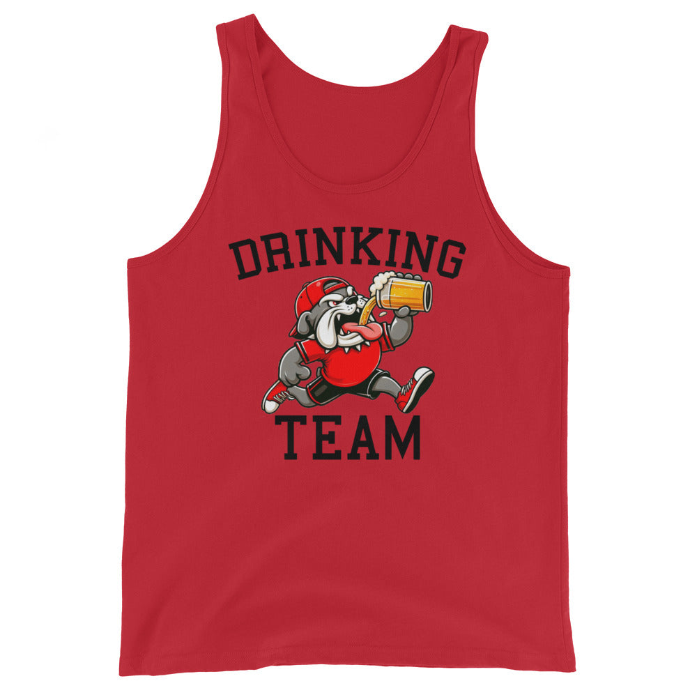 Bulldogs Drinking Team Red Tank Top