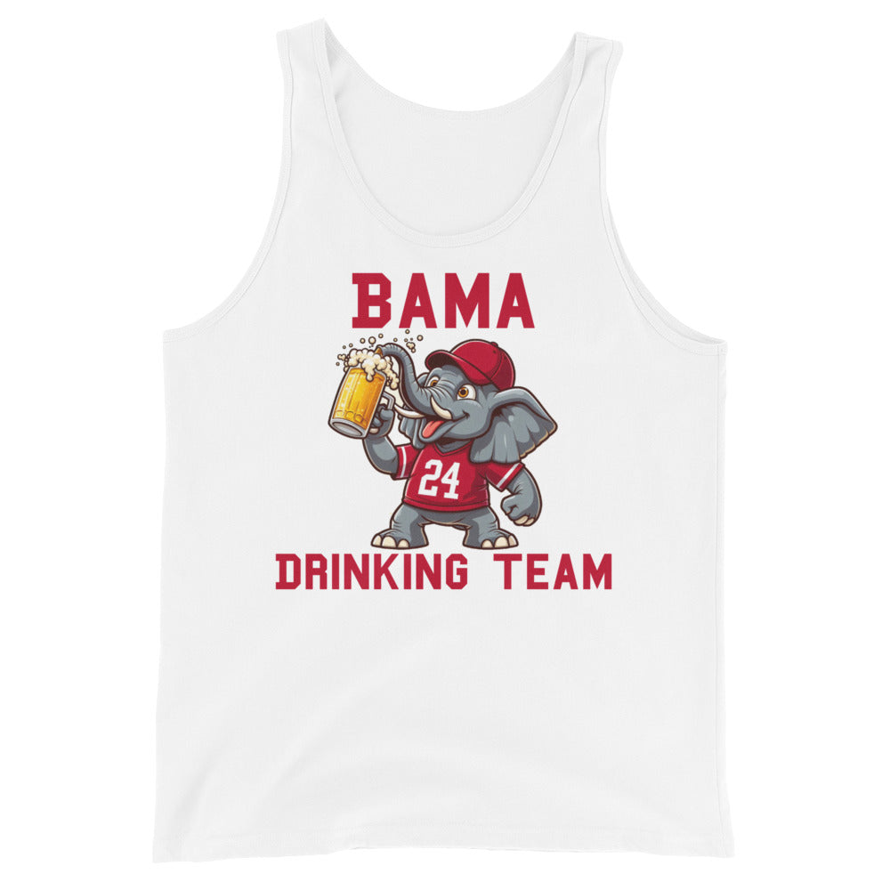 Bama Drinking Team Black or White Tank Top