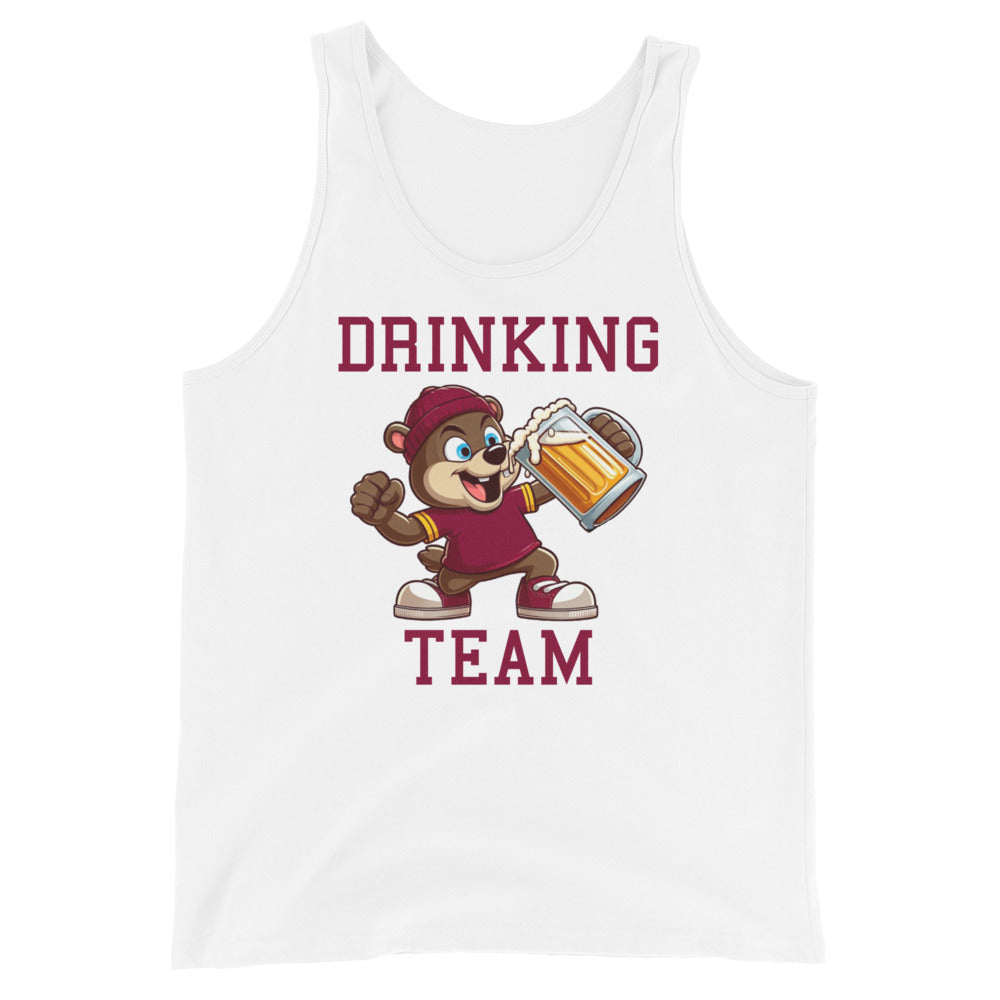 MN Drinking Team White Tank Top