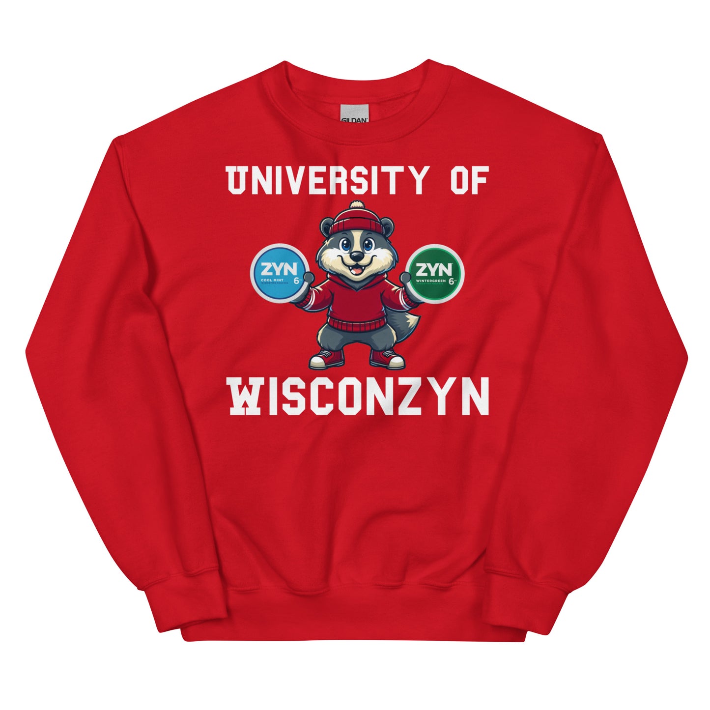 University of Wisconzyn Red Crewneck.