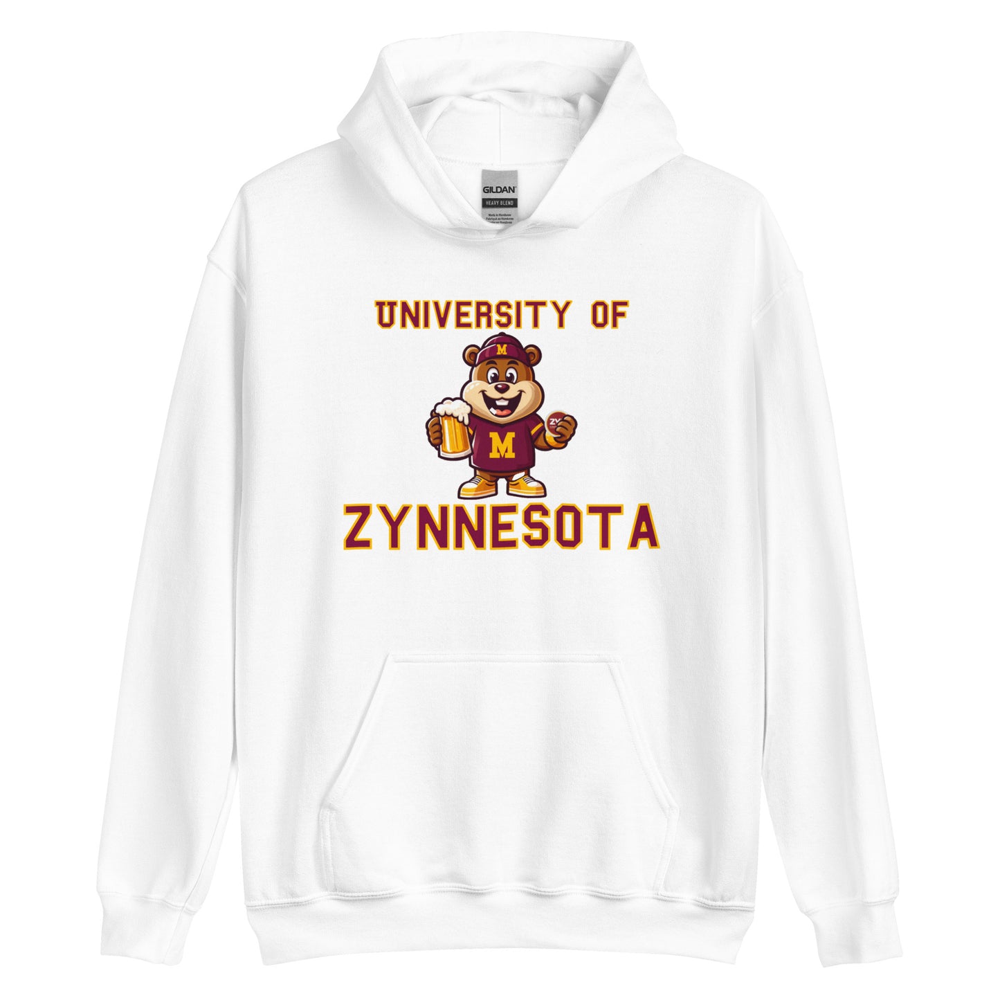 University of Zynnesota White Hoodie