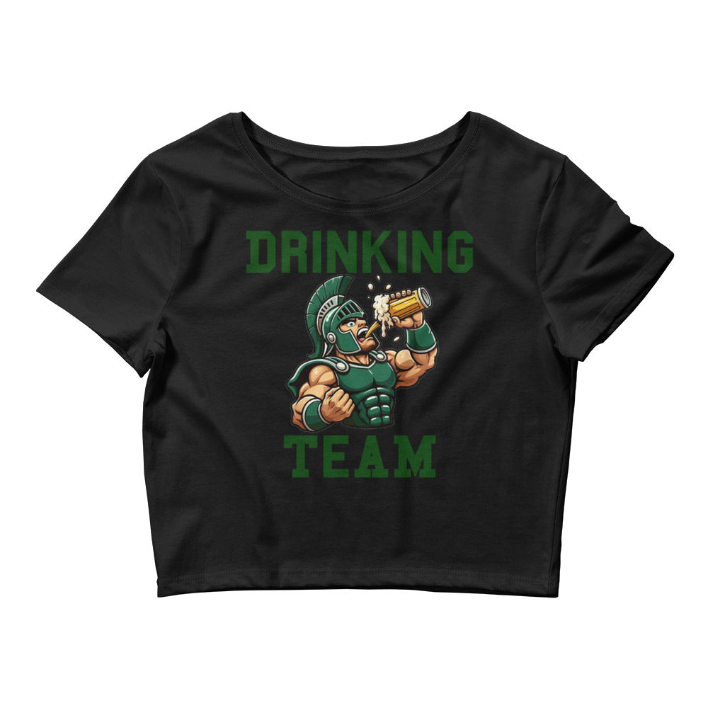 Greek Soldier Drinking Team Crop Top