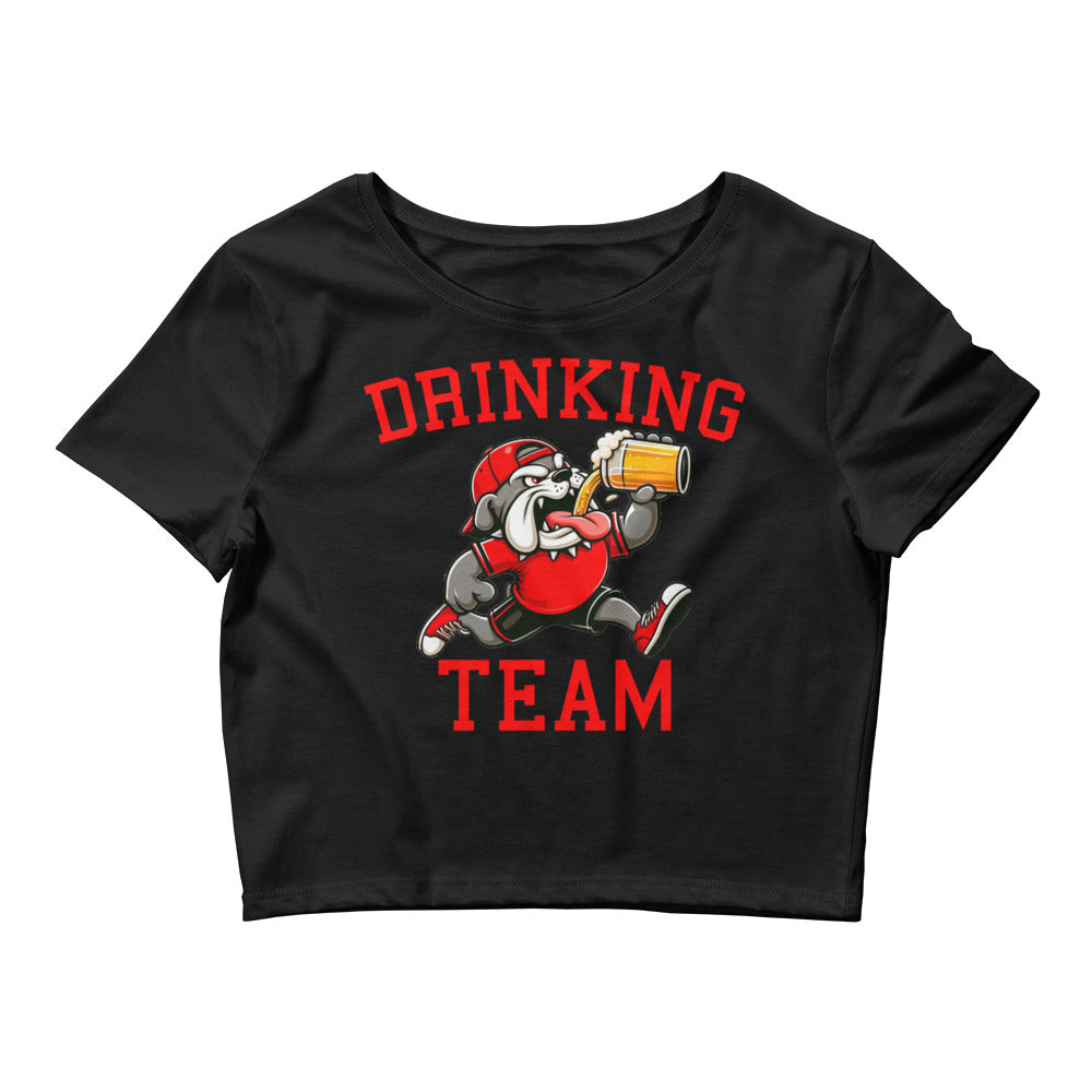 Bulldog Drinking Team Crop Top