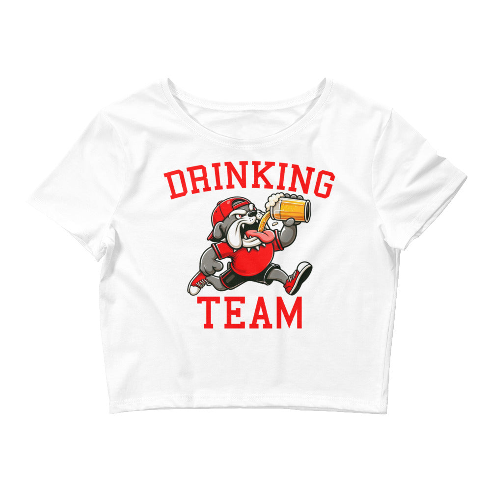 Bulldog Drinking Team Crop Top